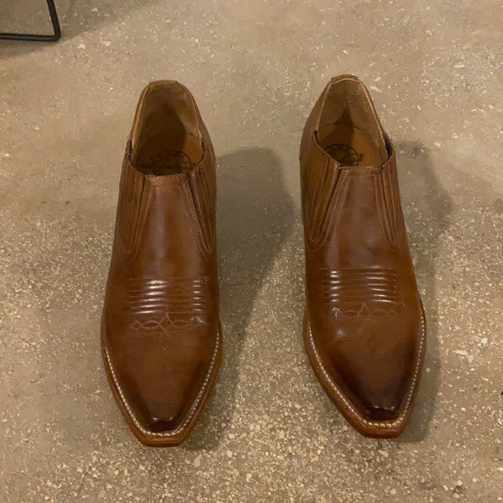 Lucchese Brown Ankle Boots Women’s size 6.5